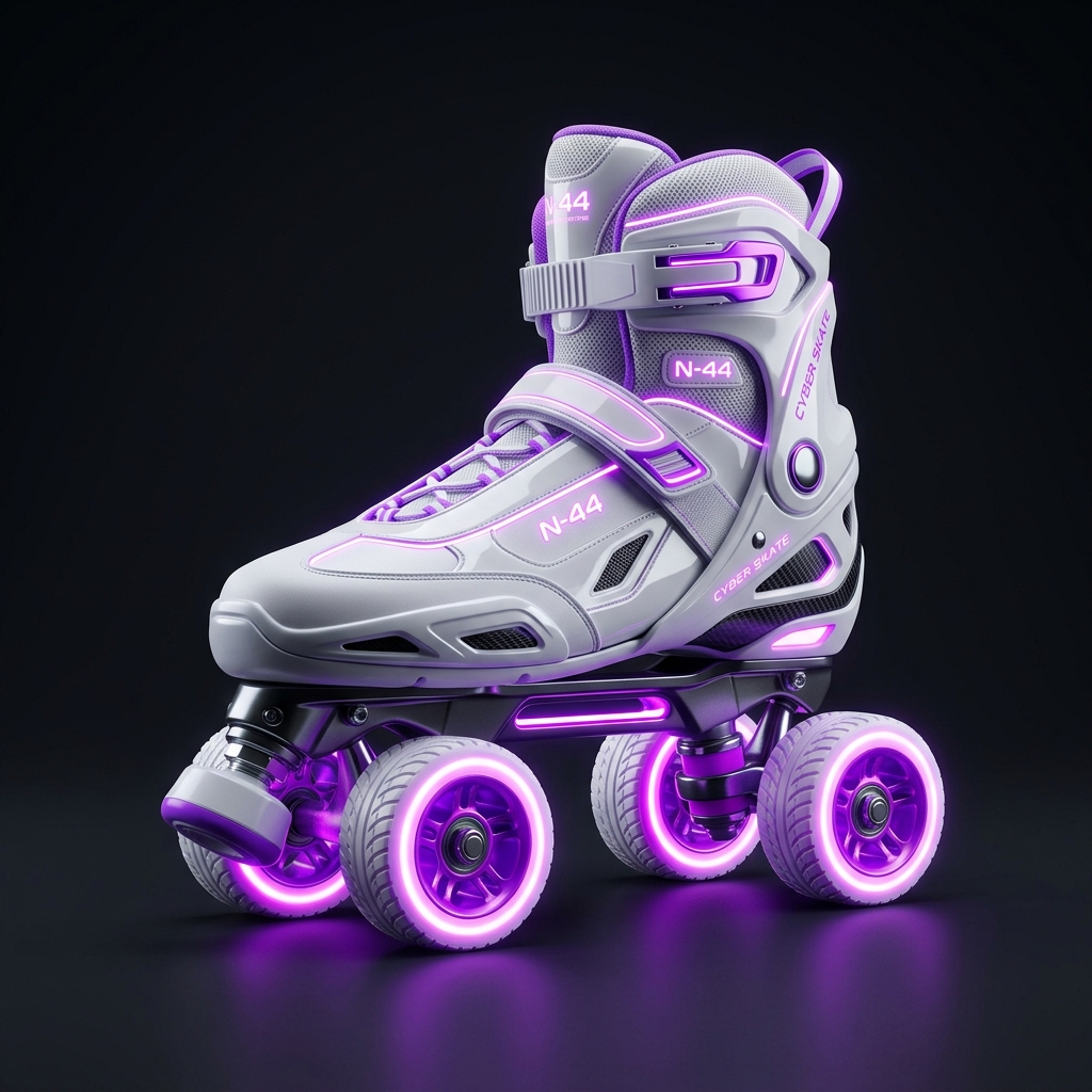 Futuristic Quad Roller Skate